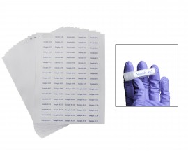 Bel-Art 13491-3301 Cryogenic Storage Label Sheets, white, 1,700-pack-