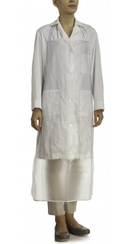 Bel-Art 24604-0001 Vikem Vinyl Apron, 42 x 36"-