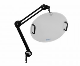 Bel-Art 24966-0001 Plexiglas Splash Shield with articulating arm, 12 x 15"-