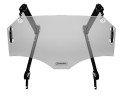 Bel-Art 24966-0003 Plexiglas Splash Shield for island benches with 2 articulating arms, 15 x 24&quot;-