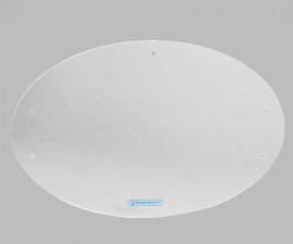 Bel-Art 24966-0010 Plexiglas Splash Shield Replacement, 12 x 15&quot;-