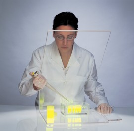 Bel-Art 24976-0001 Beta Acrylic Shield, 14.75 x 12 x 8"-