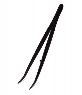 Bel-Art 37940-0000 Teflon FEP Curved Forceps, 2-pack, 9.8 cm-