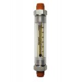Bel-Art 40402-0030 Riteflow Borosilicate Glass Guarded Flowmeter, 65 mm, size 6-