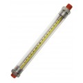 Bel-Art 40403-0055 Riteflow Borosilicate Glass Guarded Flowmeter, 150 mm, size 1-