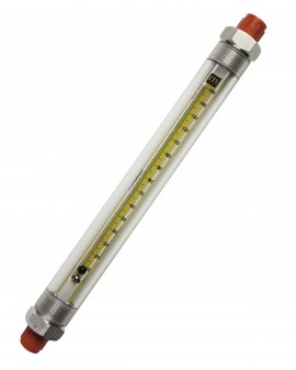 Bel-Art 40403-0235 Riteflow Borosilicate Glass Guarded Flowmeter, 150 mm, size 4-
