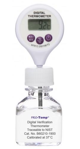 Bel-Art 60210-1900 FRIO Calibrated Electronic Verification Thermometer with Lollipop Stem, 37&amp;deg;C Incubator-