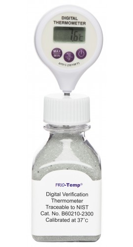 Bel-Art 60210-2300 FRIO Calibrated Electronic Verification Thermometer with Lollipop Stem, 37&amp;deg;C Incubator-