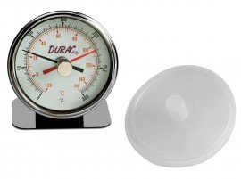 Bel-Art 60215-0000 DURAC Bimetal Dial Thermometer with Maximum Registering, 0 to 300&amp;deg;F-