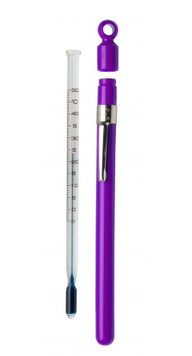 Bel-Art 605700700 Enviro-Safe Thermometer with closed plastic case, 0 to 220&amp;#176;F-