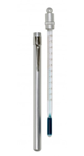 Bel-Art 605701400 Enviro-Safe Thermometer with closed metal case, -5 to 50&amp;#176;C-
