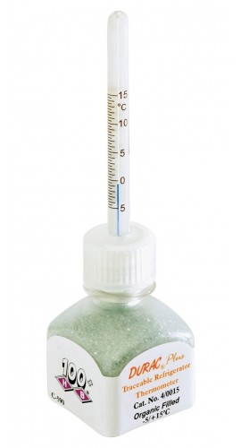 Bel-Art 606000700 DURAC Plus Blood Bank Verification Thermometer, 30 ml, -5 to 20&amp;#176;C-