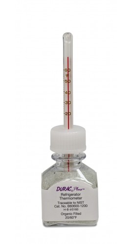 Bel-Art 606001200 DURAC Plus Refrigerator Verification Thermometer, 4.9", 20 to 60&amp;#176;F-