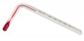 Bel-Art 608102900 DURAC Angled Laboratory Thermometer, 25 to 95&amp;#176;C-