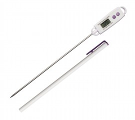 Bel-Art 609001900 DURAC Calibrated Electronic Stem Thermometer, IP65, -58 to 572&amp;#176;F, 10.75"-