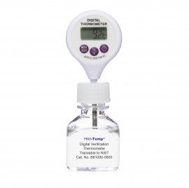 Bel-Art 61000-0800 H-B Frio-Temp Calibrated Electronic Verification Thermometer, 30 ml, organic liquid-