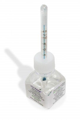 Bel-Art 610040100 FRIO-Temp Refrigerator Verification Thermometer with 30 ml Enviro-Safe-filled bottle, -5 to 15&amp;#176;C-