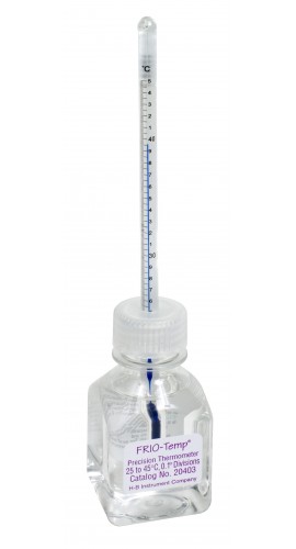 Bel-Art 610040900 FRIO-Temp Freezer Verification Thermometer, PFA, 5.3&quot;, -20 to 35&amp;#176;F-