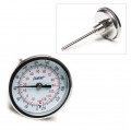 Bel-Art 613107200 DURAC Bi-Metal Thermometer with &amp;#189; NPT, 4.2" stem, 0 to 250&amp;#176;F-