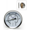 Bel-Art 613202900 DURAC Bi-Metal Surface Temperature Thermometer, 0 to 500&amp;#176;F, single spring-