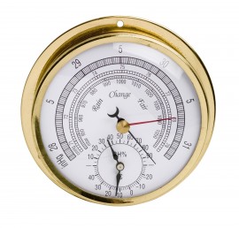 Bel-Art 61502-0100 H-B DURAC Thermometer/Hygrometer/Barometer, 940 to 1058 mBAR, -20 to 120&amp;deg;F-
