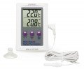 Bel-Art B60900-0300 H-B DURAC Calibrated Dual Zone Electronic Thermometer with waterproof sensor, -58 to 158&amp;deg;F (-50 to 70&amp;deg;C) external-
