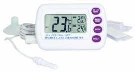 Bel-Art B60900-3200 H-B DURAC Calibrated Electronic Thermometer with waterproof sensor, -58 to 158&amp;deg;F (-50 to 70&amp;deg;C), 2.05 x 0.7"-