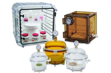 Group image of different desiccators