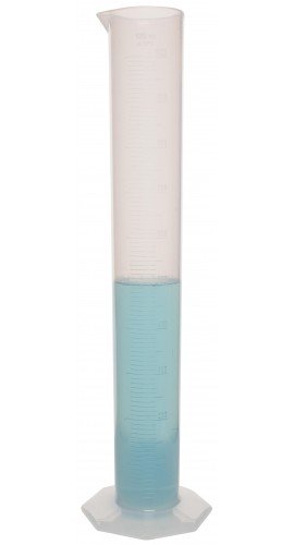 Bel-Art F28458-0000 Single Scale 1000ml Polypropylene Graduated Cylinder, 10.0ml Graduation-