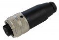 BinMaster 318-0237 Field-Wireable Minifast Straight Female Connector, &amp;frac78;&amp;quot;-