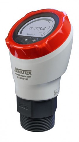 BinMaster CNCR-230 Compact Non-Contact Radar, 24’ solid, 49’ liquid-