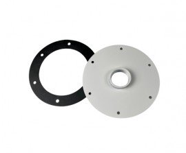BinMaster GRMP-6 Mounting Plate, 0&amp;deg;, carbon steel-