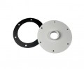 BinMaster GRMP-6 Mounting Plate, 0&amp;deg;, carbon steel-