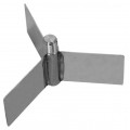 BinMaster GRP-2 3-Vane Rotary Paddle, SS, &amp;oslash;5&amp;quot;-