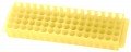 Bio Plas 0066 Microcentrifuge Tube Rack, 80 Wells, Yellow, (Pack of 5)-