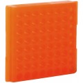 Bio Plas 0084 Microcentrifuge Tube Rack, 64 Wells, Orange, (Pack of 5)-