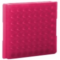 Bio Plas 0085 Microcentrifuge Tube Rack, 64 Wells, Pink, (Pack of 5)-