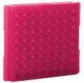 Bio Plas 0085 Microcentrifuge Tube Rack, 64 Wells, Pink, (Pack of 5)-