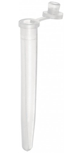 Bio Plas 4005 500uL Microcentrifuge Tube, Natural, (Pack of 1000)-