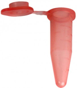 Bio Plas 4031 G-Tube, Flat Top Microcentrifuge Tube, 1.5mL, Red, (Pack of 500)-