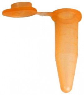Bio Plas 4036S G-Tube Orange Sterile Premium Flat-Top Microcentrifuge Tube, 1.5 mL, 500-pack-