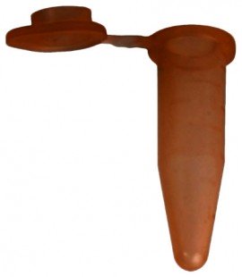 Bio Plas 4038S G-Tube Amber Sterile Premium Flat-Top Microcentrifuge Tube, 1.5 mL, 500-pack-