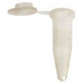 Bio Plas 4040S G-Tube Natural Sterile Premium Flat-Top Microcentrifuge Tube, 0.6 mL, 500-pack-