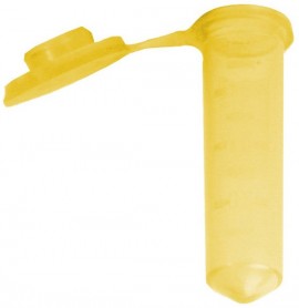Bio Plas 4052 G-Tube, Flat Top Microcentrifuge Tube, 2.0mL, Yellow, (Pack of 500)-