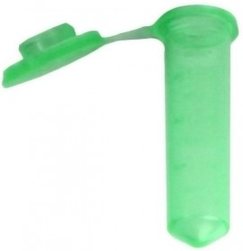 Bio Plas 4054 G-Tube, Flat Top Microcentrifuge Tube, 2.0mL, Green, (Pack of 500)-