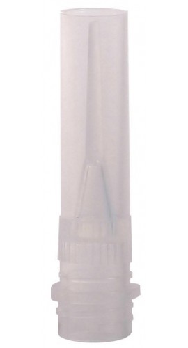 Bio Plas 4200SB Conical Microcentrifuge Tube with Skirt Screw Top, Sterile, 0.5mL, Natural, (Pack of 1000)-