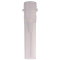 Bio Plas 4200SL Siliconized Conical Microcentrifuge Tube with Skirt Screw Cap, 0.5mL, Natural, (Pack of 1000)-