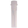 Bio Plas 4200SL Siliconized Conical Microcentrifuge Tube with Skirt Screw Cap, 0.5mL, Natural, (Pack of 1000)-