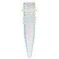 Bio Plas 4203SL Siliconized Microcentrifuge Tube with Conical Screw Cap, 2.0mL, Natural, (Pack of 1000)-