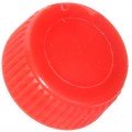 Bio Plas 4218R Screw Cap with O-Ring for Microcentrifuge Tubes, Red, (Pack of 1000)-